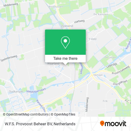 W.F.S. Provoost Beheer BV map