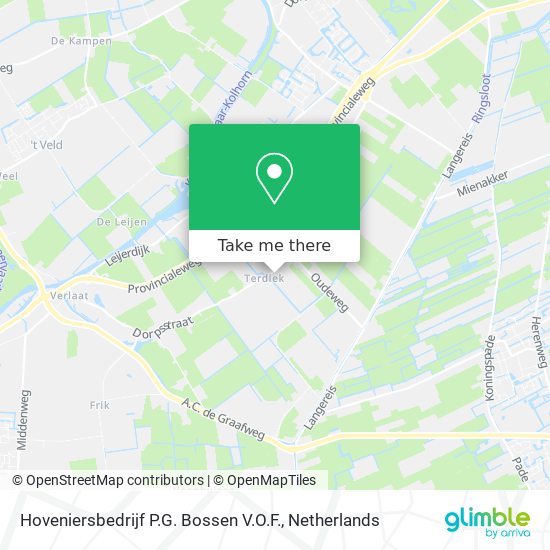 Hoveniersbedrijf P.G. Bossen V.O.F. map