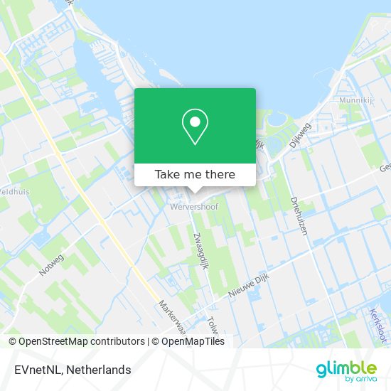 EVnetNL map