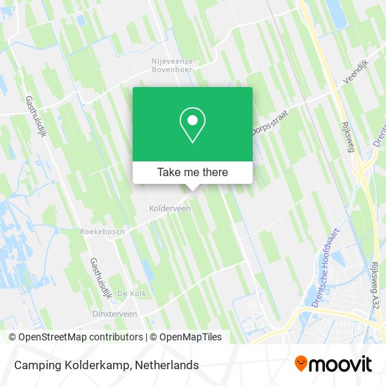 Camping Kolderkamp map
