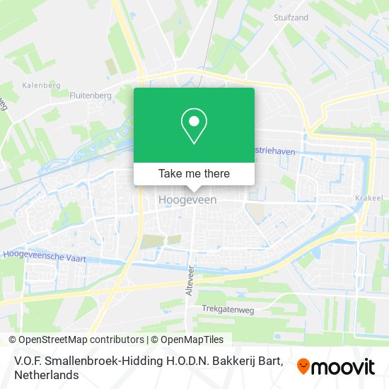 V.O.F. Smallenbroek-Hidding H.O.D.N. Bakkerij Bart map