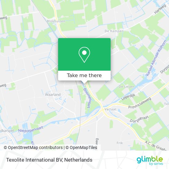 Texolite International BV map