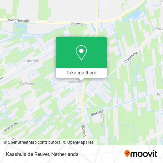 Kaashuis de Reuver map