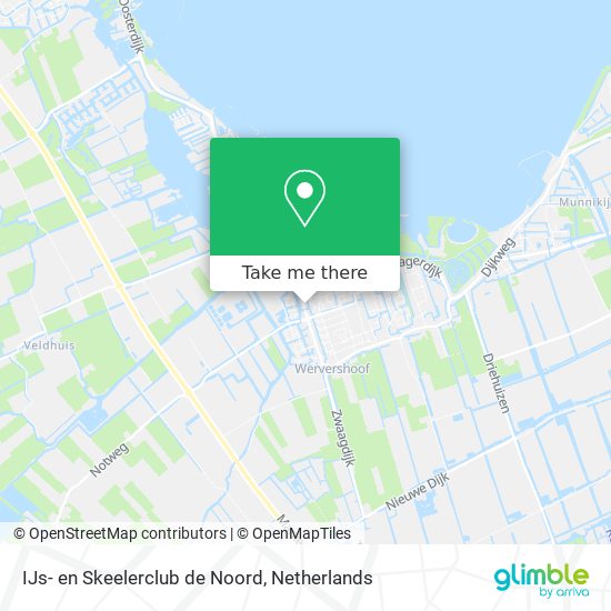 IJs- en Skeelerclub de Noord map