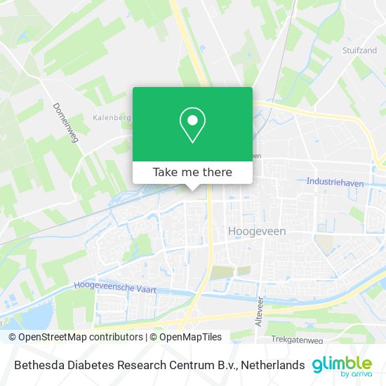 Bethesda Diabetes Research Centrum B.v. Karte