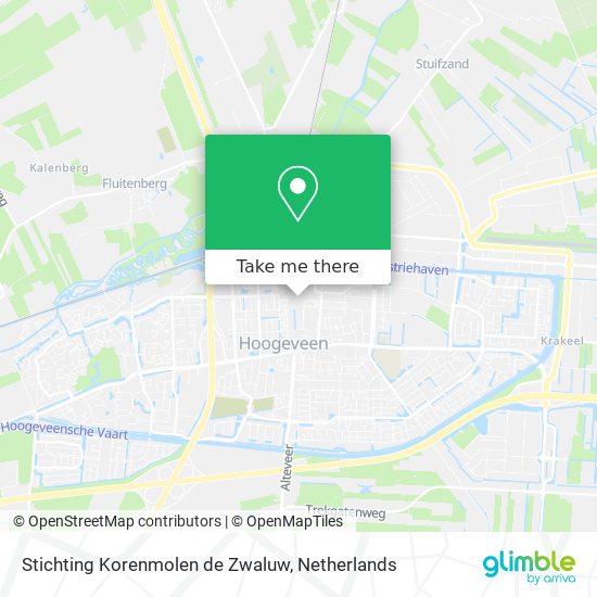 Stichting Korenmolen de Zwaluw map