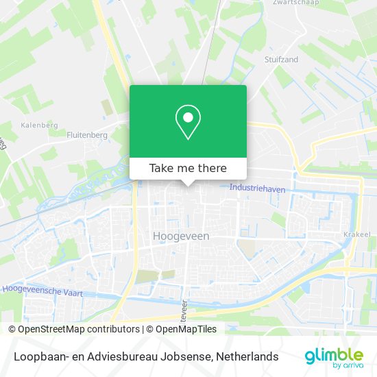 Loopbaan- en Adviesbureau Jobsense Karte