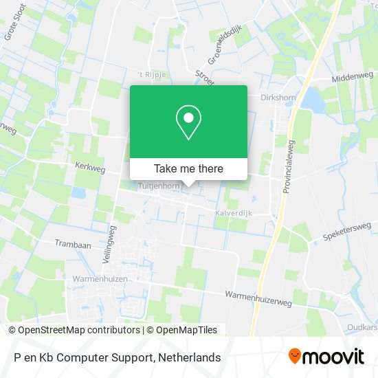 P en Kb Computer Support map