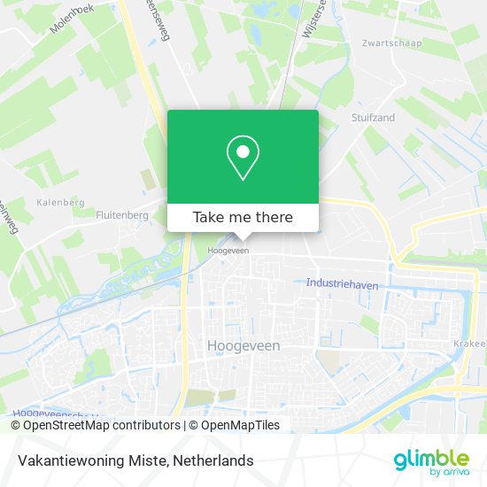 Vakantiewoning Miste map