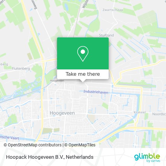 Hoopack Hoogeveen B.V. map