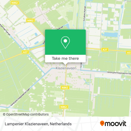 Lampenier Klazienaveen map