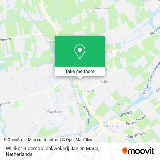 Wijnker Bloembollenkwekerij Jan en Marja map