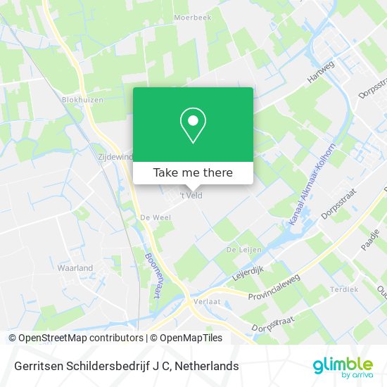 Gerritsen Schildersbedrijf J C map