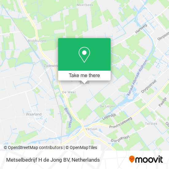 Metselbedrijf H de Jong BV map