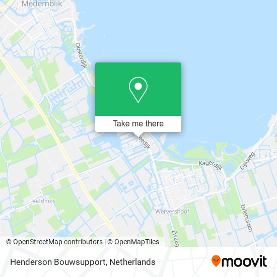 Henderson Bouwsupport map