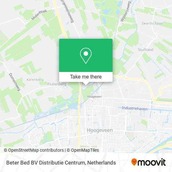 Beter Bed BV Distributie Centrum map