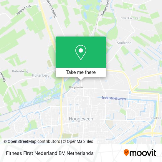 Fitness First Nederland BV map