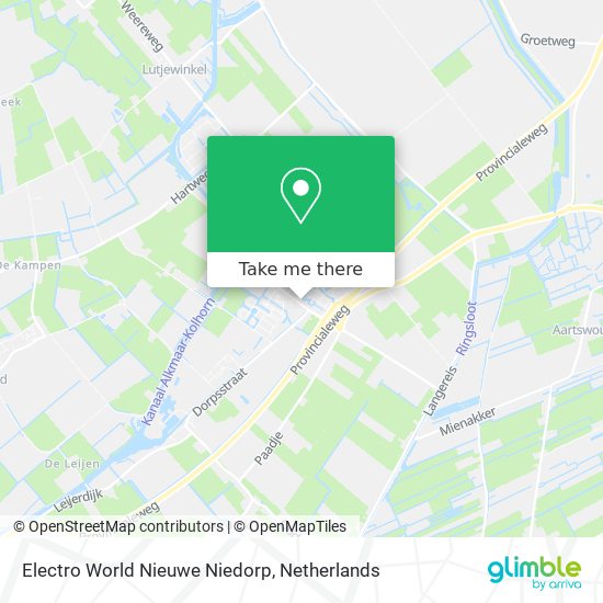 Electro World Nieuwe Niedorp Karte