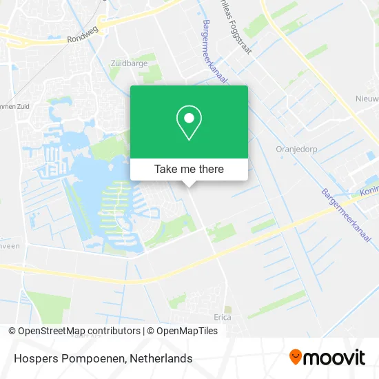 Hospers Pompoenen map