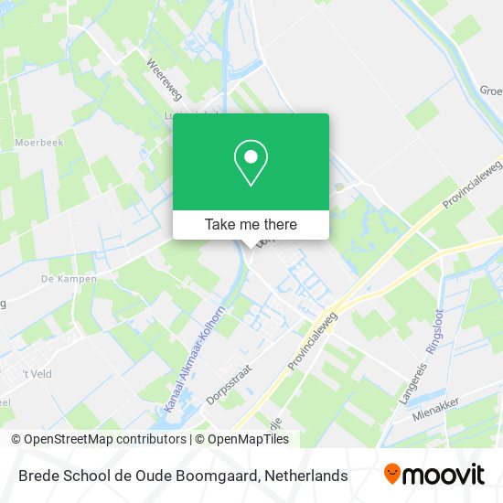 Brede School de Oude Boomgaard Karte