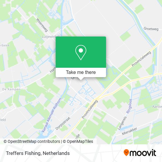 Treffers Fishing map