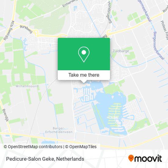 Pedicure-Salon Geke map