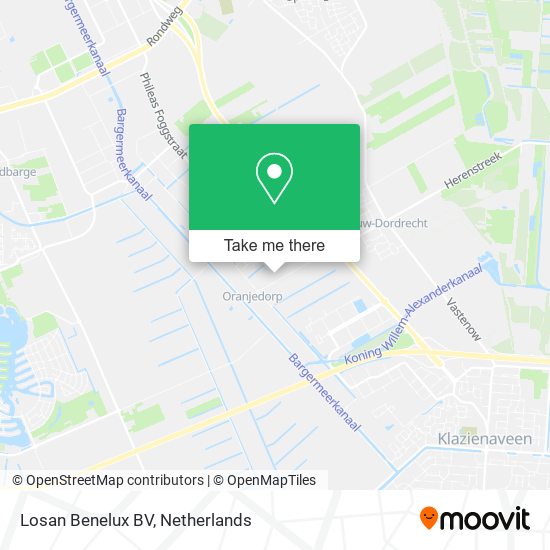 Losan Benelux BV map