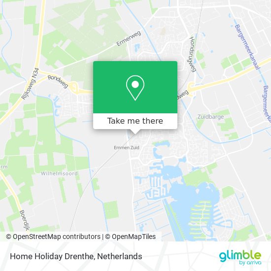 Home Holiday Drenthe Karte