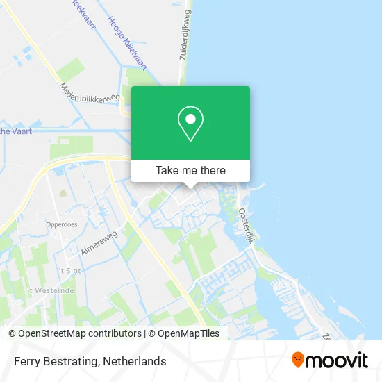 Ferry Bestrating map