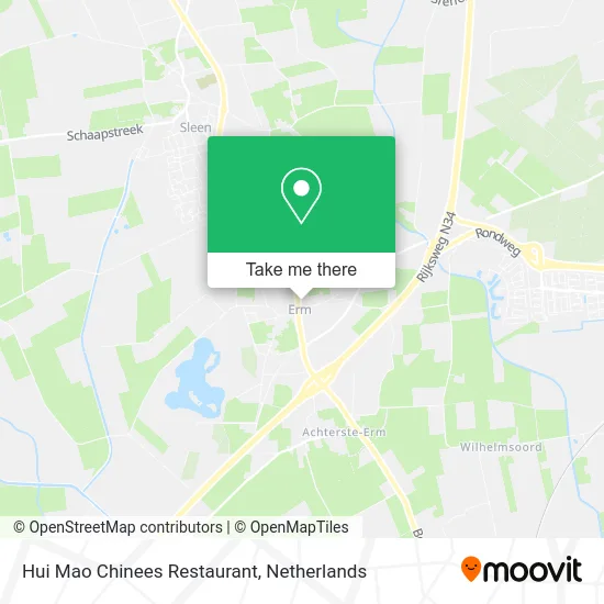 Hui Mao Chinees Restaurant map