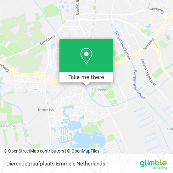 Dierenbegraafplaats Emmen Karte