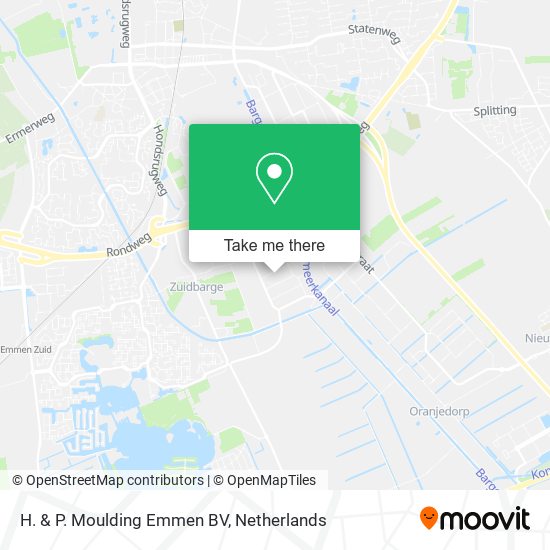 H. & P. Moulding Emmen BV map
