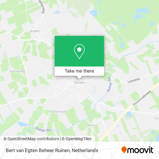 Bert van Egten Beheer Ruinen map