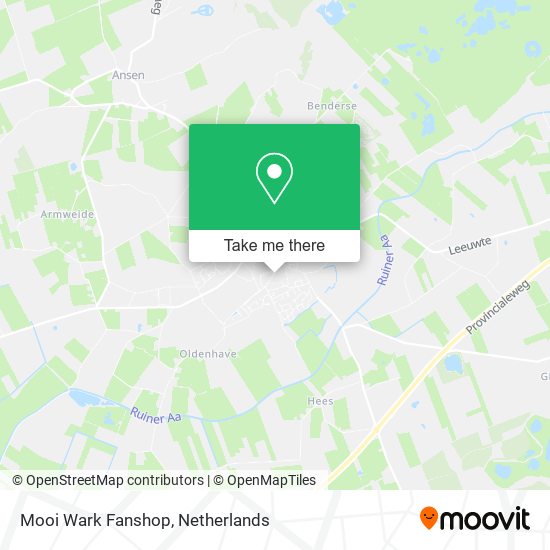 Mooi Wark Fanshop map