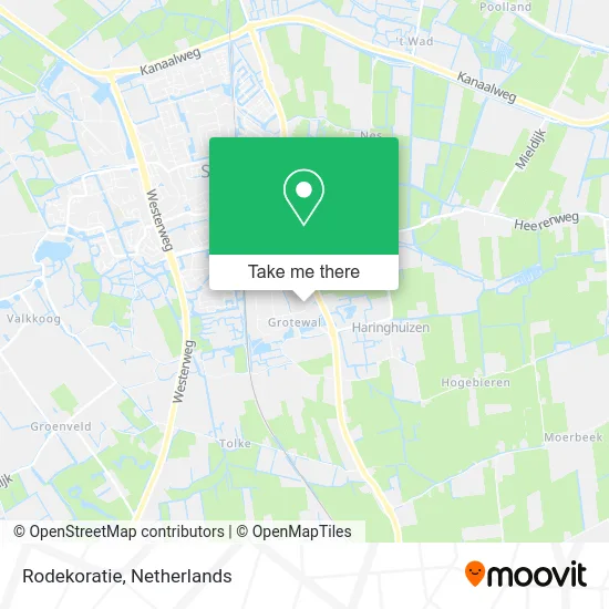 Rodekoratie map