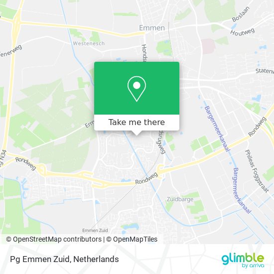 Pg Emmen Zuid map