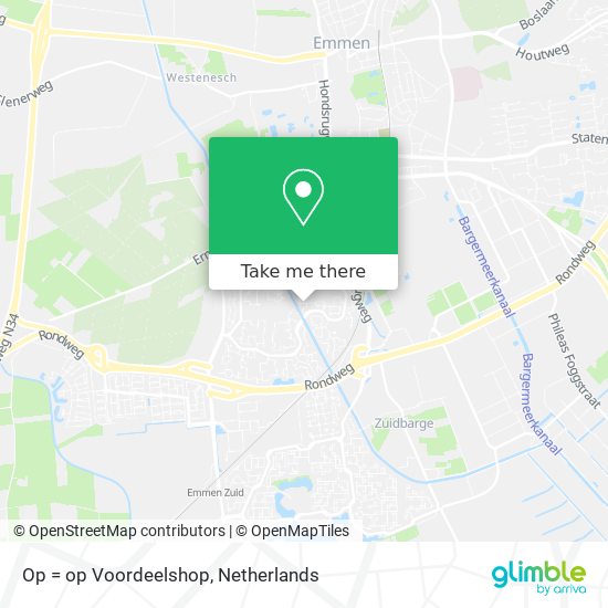 Op = op Voordeelshop Karte