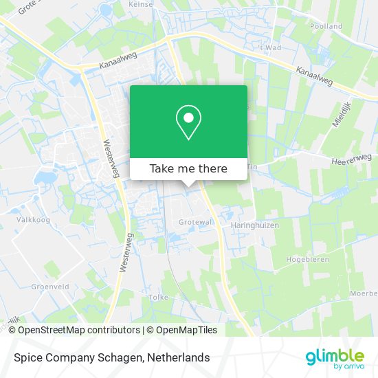 Spice Company Schagen map