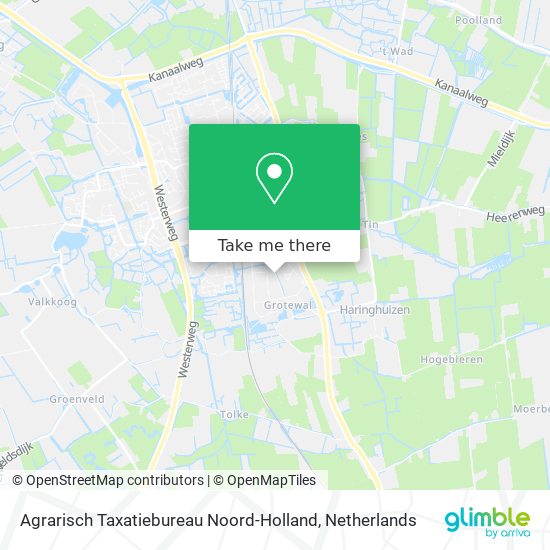 Agrarisch Taxatiebureau Noord-Holland Karte