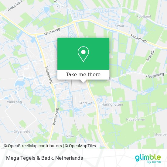 Mega Tegels & Badk map