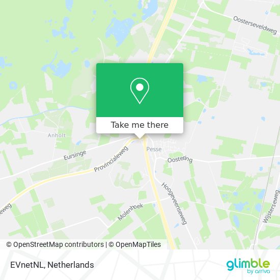 EVnetNL map