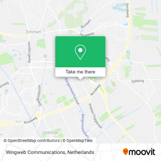 Wingweb Communications map