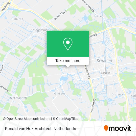 Ronald van Hek Architect map