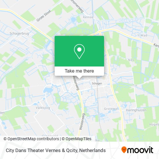 City Dans Theater Vernes & Qcity Karte