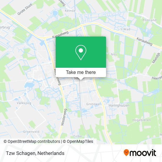 Tzw Schagen map