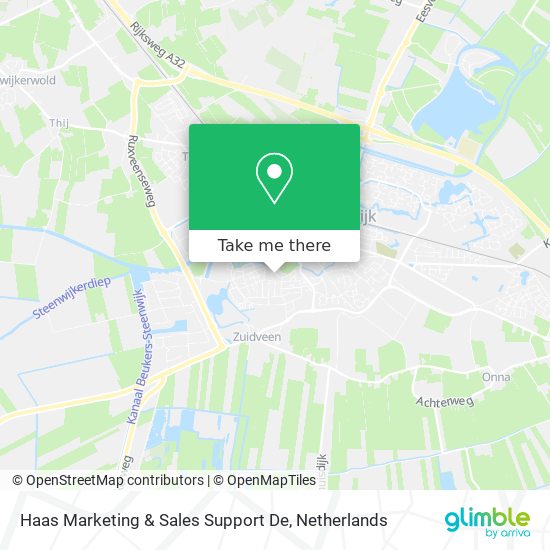 Haas Marketing & Sales Support De map