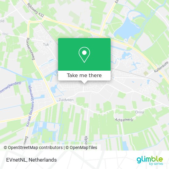 EVnetNL map