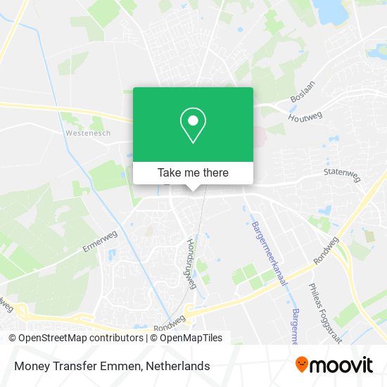 Money Transfer Emmen map