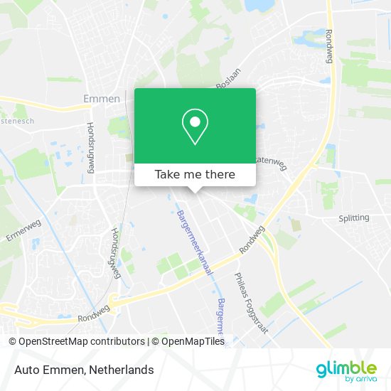 Auto Emmen map