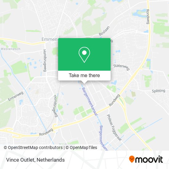 Vince Outlet map